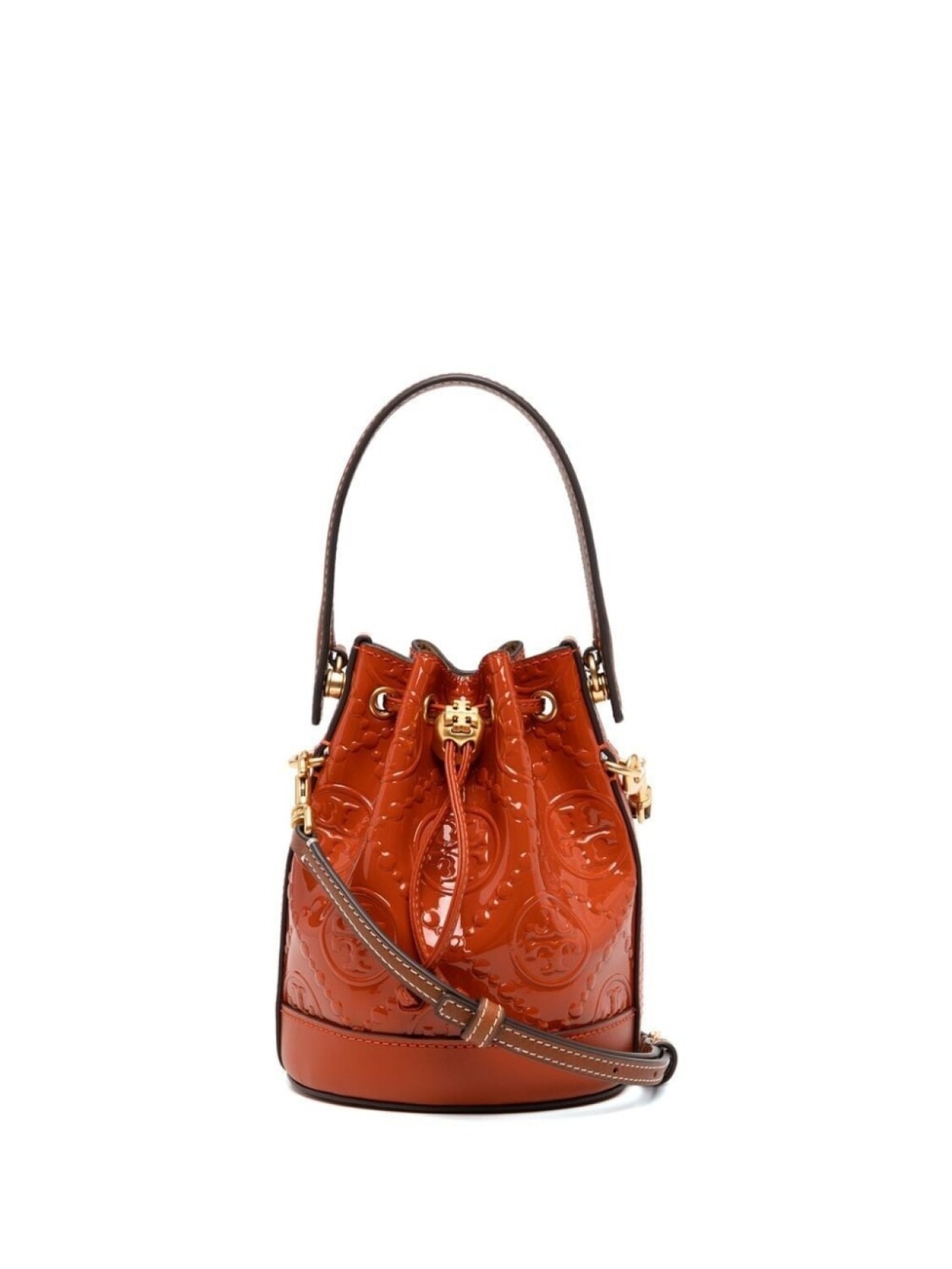 

Tory Burch сумка-ведро с монограммой, оранжевый