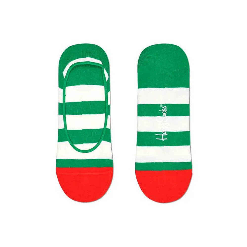

Носки Happy Short Stripe Liner Green and White long, зеленый