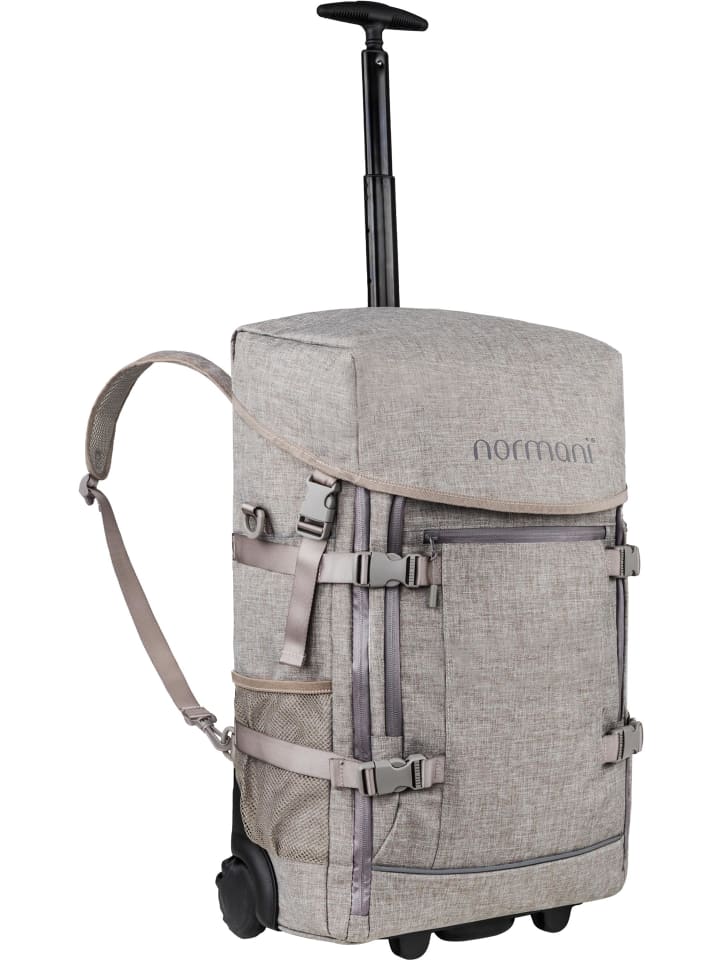 

Рюкзак-тележка Nara бежевого цвета normani