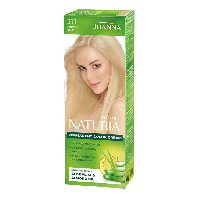 

Краска для волос Naturia Joanna, цвет 211 golden sand