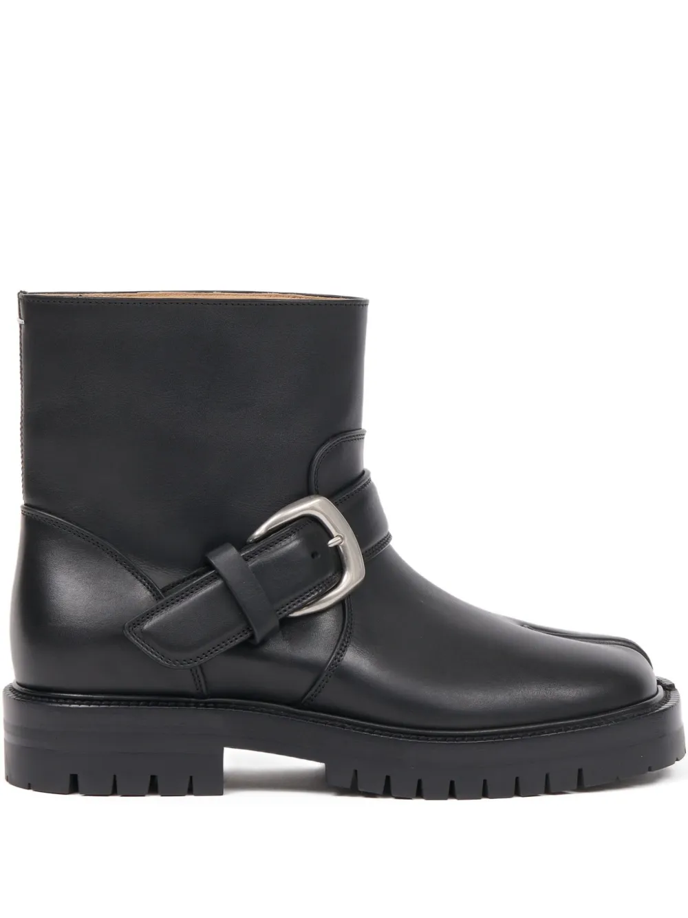 Кожаные ботинки Maison Margiela, черный