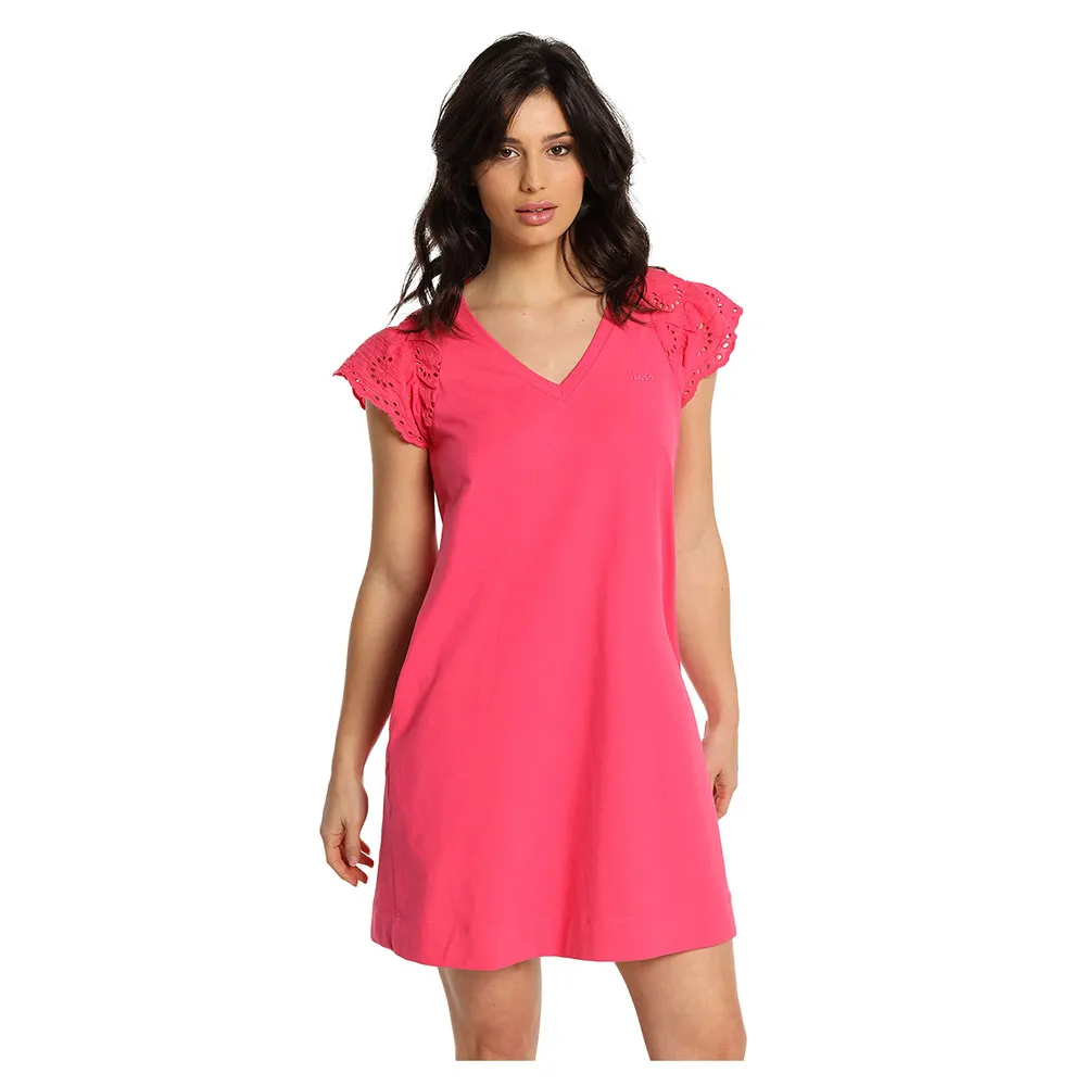 

Платье Lois Jeans 10969 short sleeve short, розовый