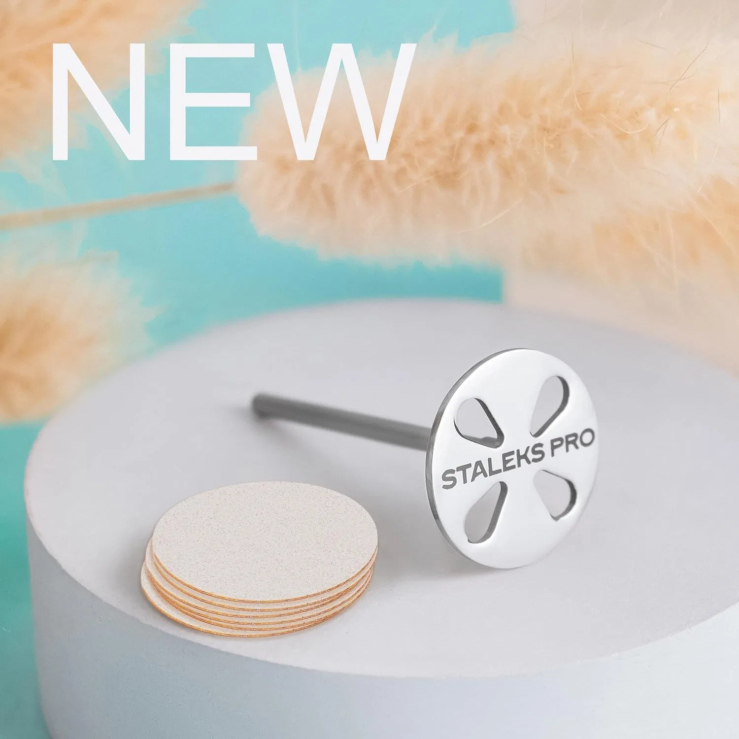 Диск-основа STALEKS PRO Pododisc Basis L 25 мм с 5 сменными файлами, зернистость 180 Staleks Pro — фото 2