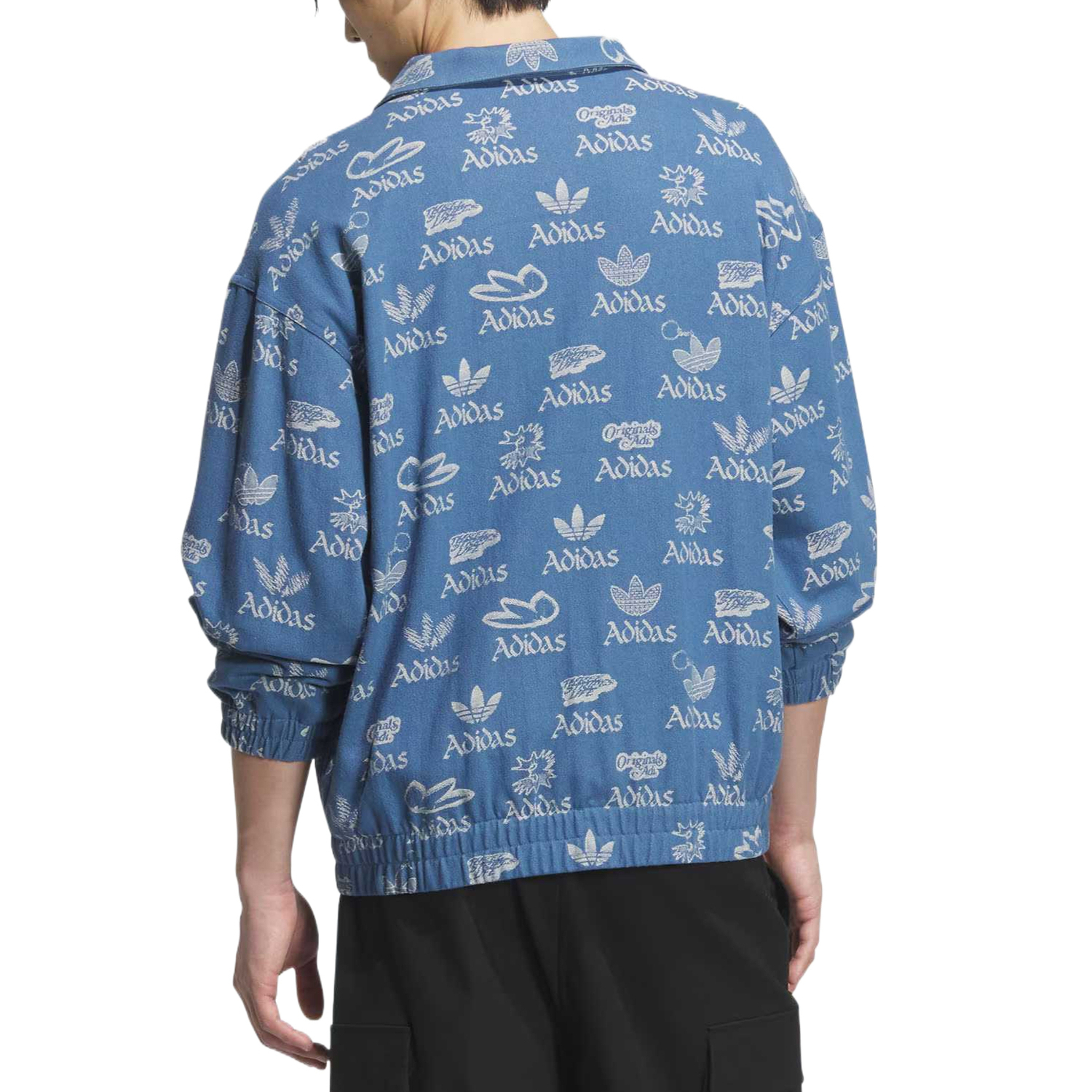 Городская куртка skate для мужчин Adidas Originals, синий/белый — фото 4