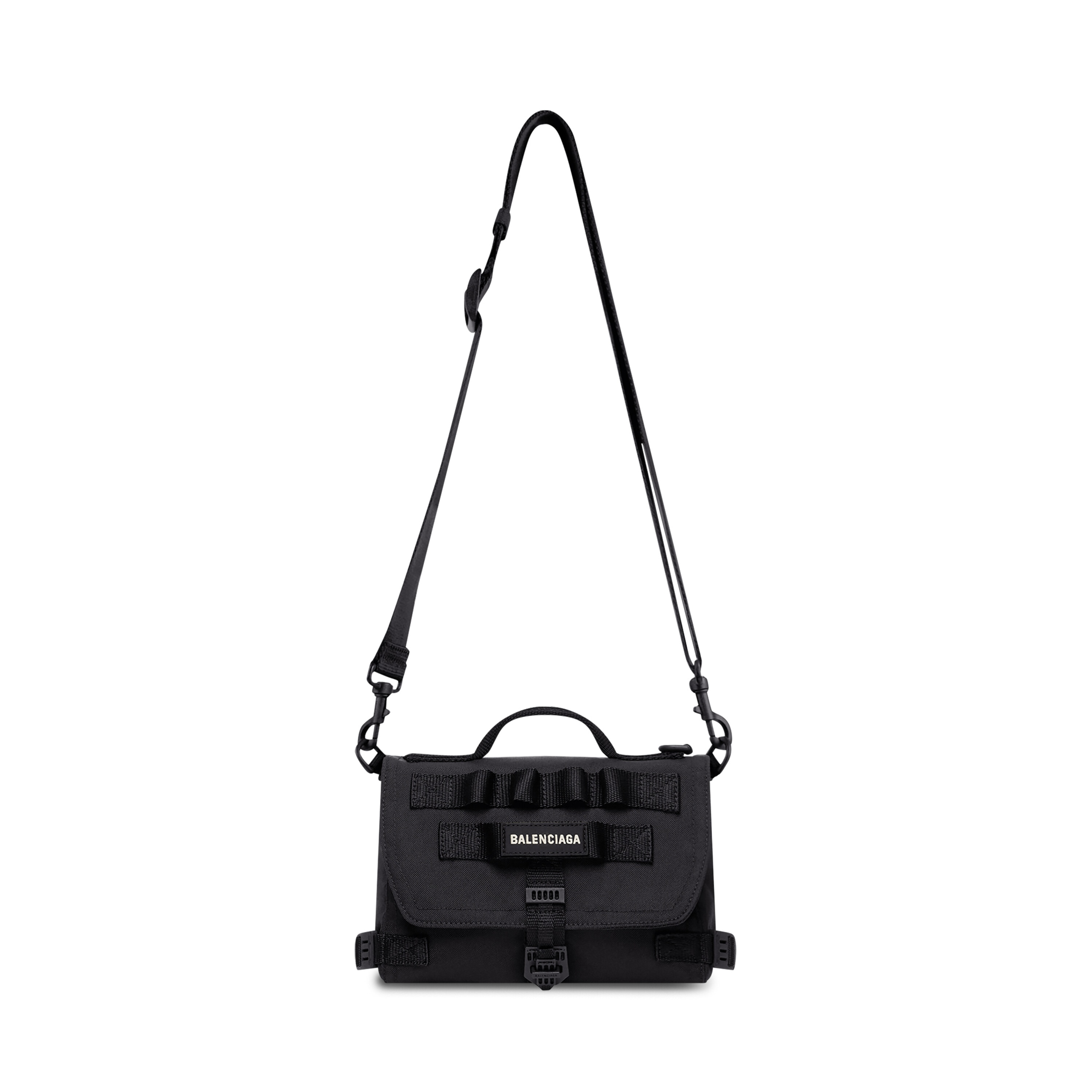 

Армейская сумка-мессенджер BALENCIAGA, черный