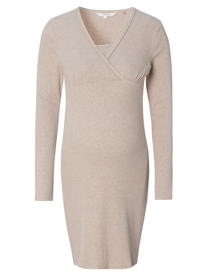 

Ночная рубашка для кормления Алиса в цвете серо-коричневый меланж Noppies