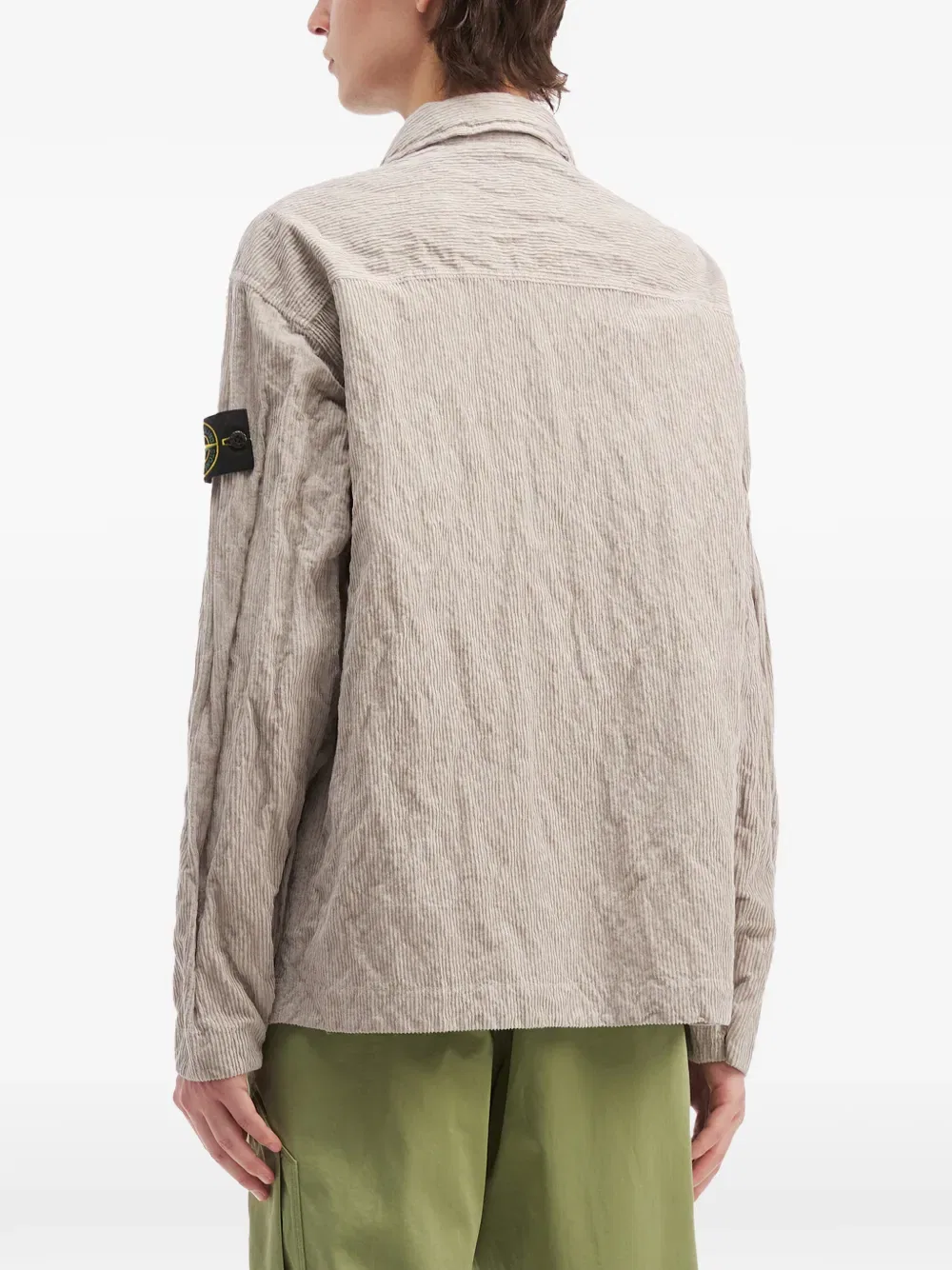 Куртка с текстурированными карманами Stone Island, нейтральный — фото 4