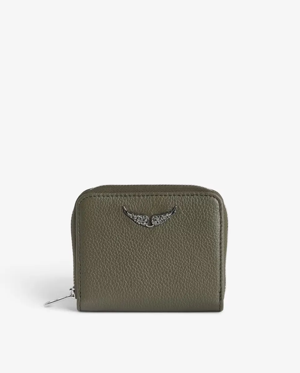 

Женская мини ZV Зеленая кожаная сумочка Zadig & Voltaire, зеленый