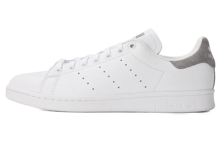 

Кроссовки для скейтбординга Stan Smith, унисекс, низкие, белые/серые Adidas Originals, Белый, Кроссовки для скейтбординга Stan Smith, унисекс, низкие, белые/серые Adidas Originals