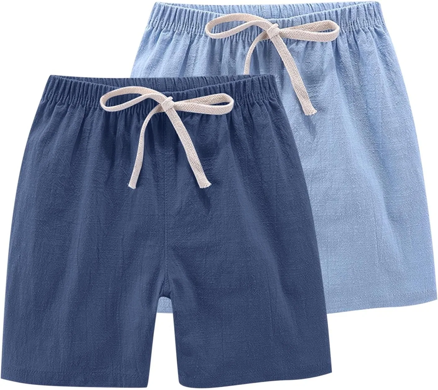 Детские шорты 2 шт., Cotton Linen, Zzalalana, серый