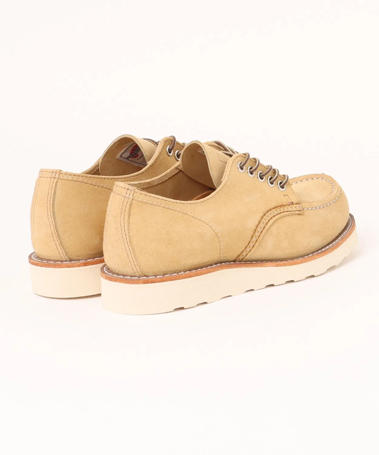 Полуботинки Classic Moc Oxford бренда Red Wing из кожи Hawthorne Abilene, цвет бежевый — фото 2