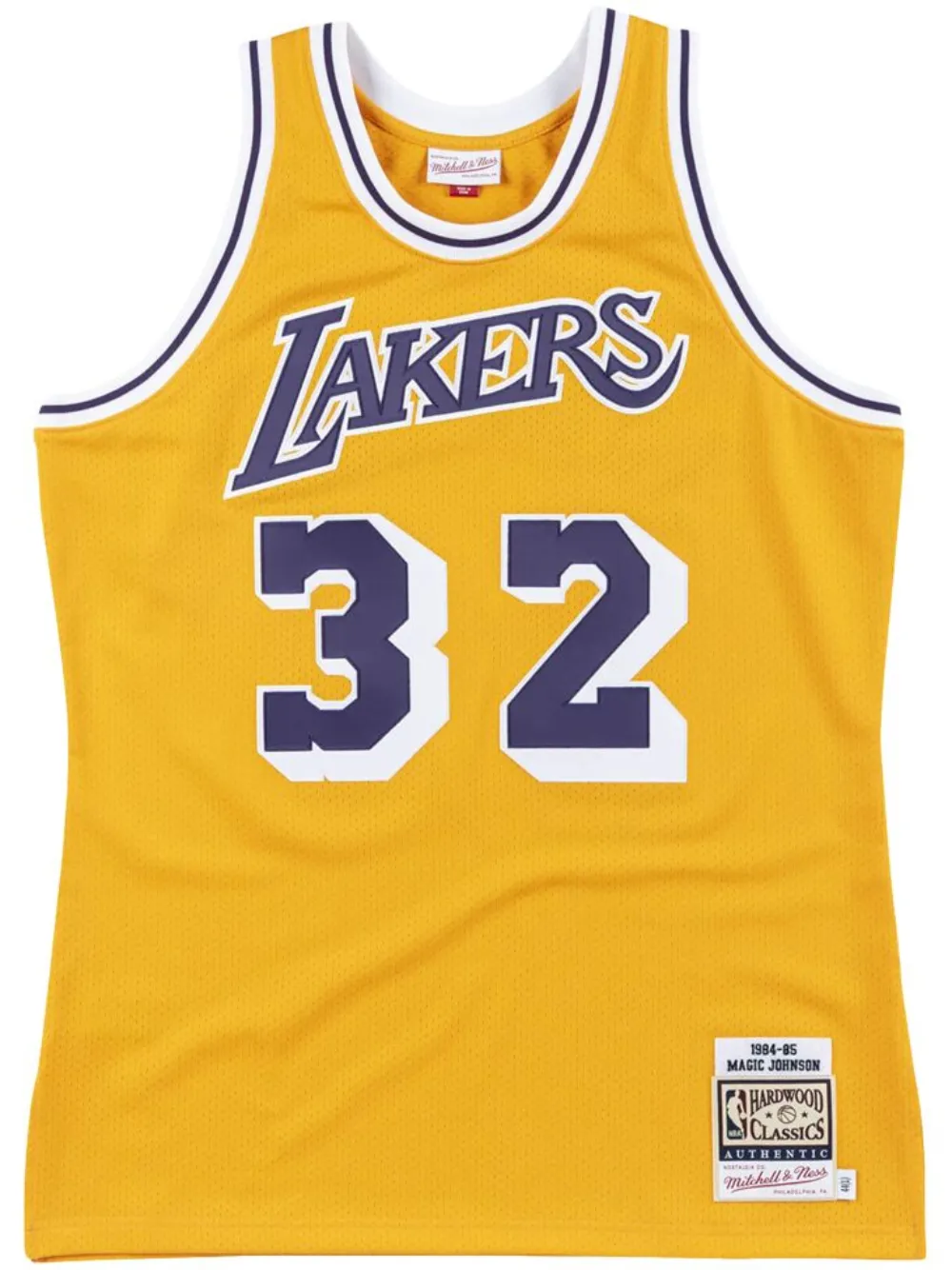 

Топ NBA LA Lakers 84 Magic Johnson Mitchell & Ness, желтый