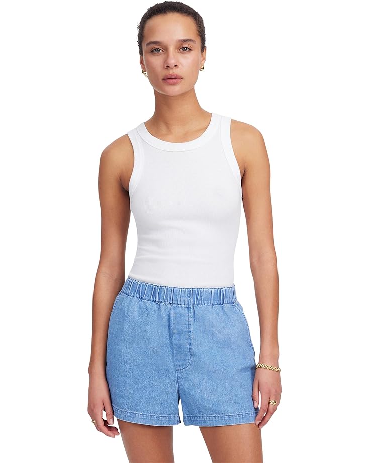 

Шорты Madewell Denim Pull On Shorts, цвет Marnie Wash