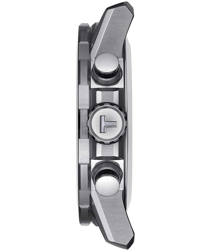 

Мужские часы Tissot Supersport с хронографом с черным тканевым ремешком, черный