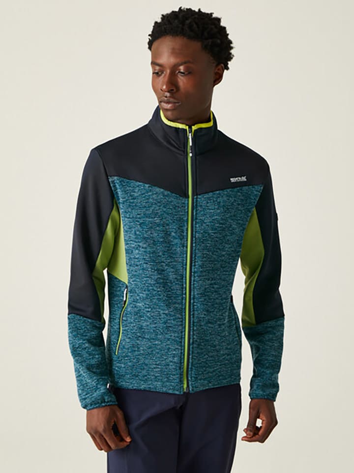 

Флисовая куртка Coladane VI Regatta, цвет schwarz/grün/blau