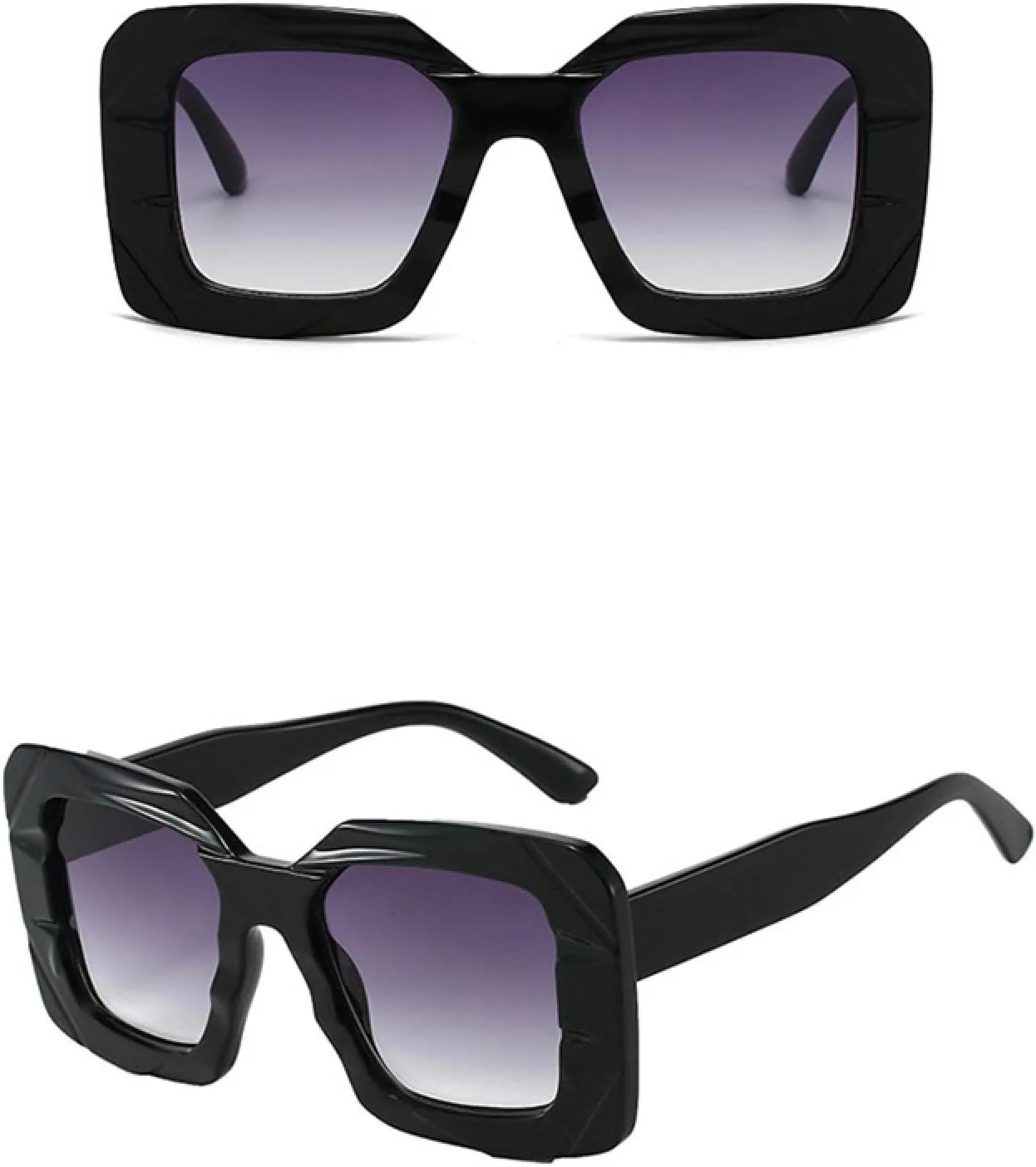 

Роскошные солнцезащитные очки с градиентным леопардовым принтом для женщин, в винтажном панк-стиле, мужские очки с защитой от УФ-излучения UV400 TKKTLLT, Blue Gray