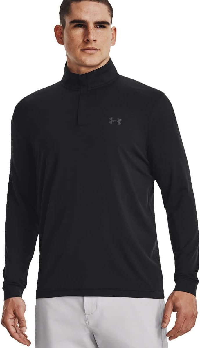 

Мужская футболка Under Armour Playoff с длинным рукавом и застежкой-молнией 1/4, Black (001)/Electric Tangerine, Черный, Мужская футболка Under Armour Playoff с длинным рукавом и застежкой-молнией 1/4, Black (001)/Electric Tangerine