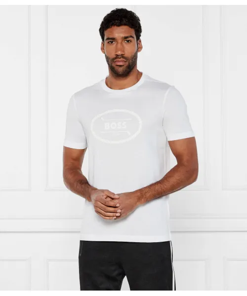 

Футболка с логотипом Heritage Regular fit Boss Green, белый