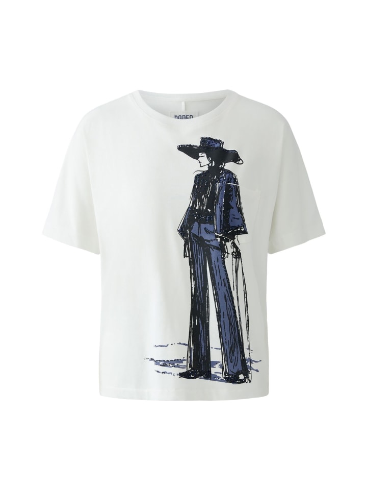 

Футболка с изображением танцора в облаке Oui