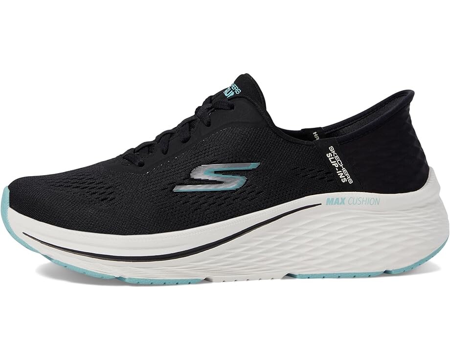 Кроссовки SKECHERS Max Cushioning Elite 2.0 Vanish Hands Free Slip-Ins, цвет Black/Blue — фото 4