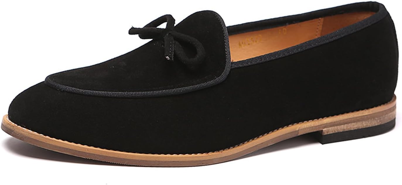 

Мужские комфортные повседневные лоферы Aceptolcom из замши с кисточками, без шнурков, модель Penny, мокасины, ботинки для лодки, черный