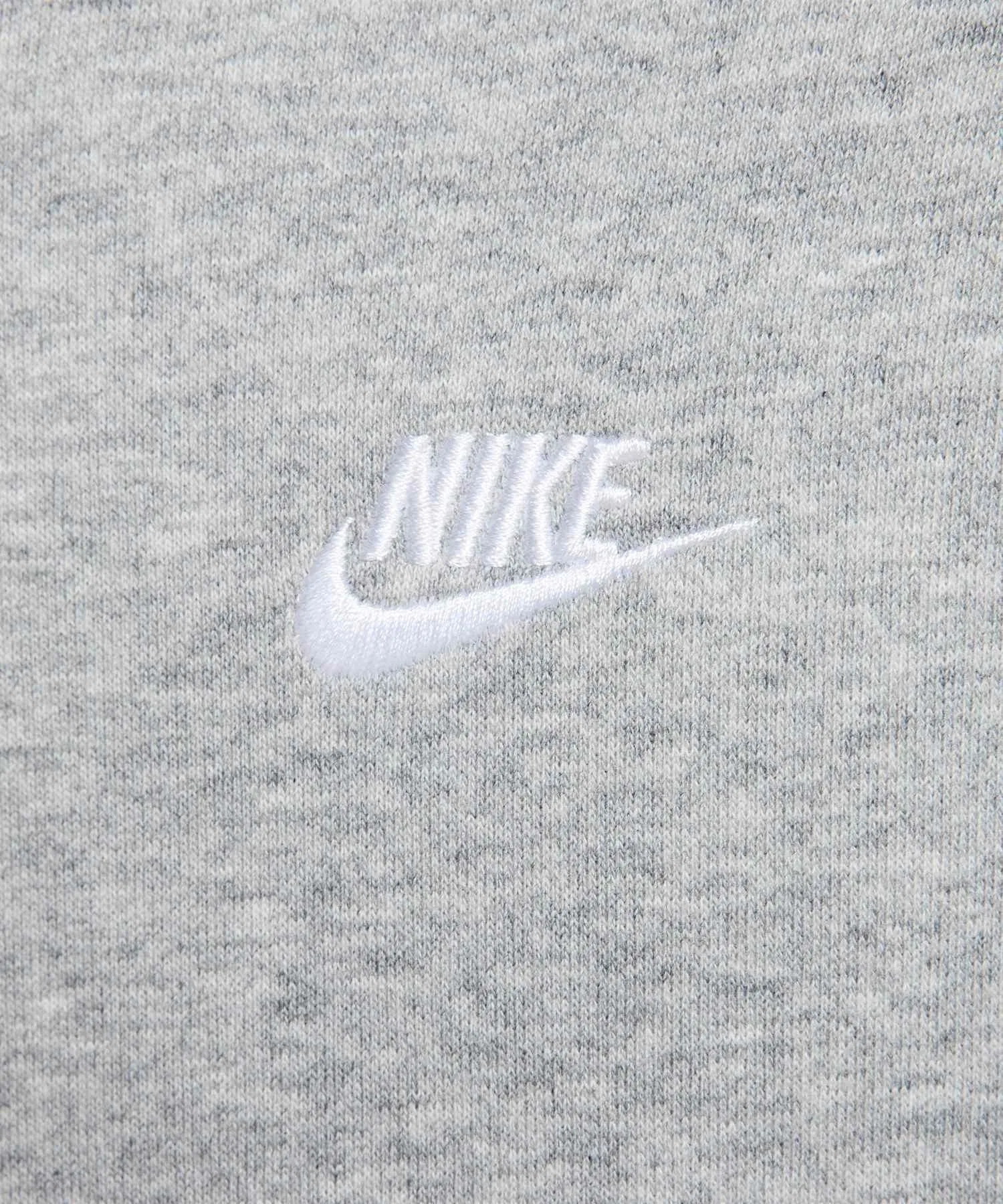 《В наличии комплект》 Мужская толстовка Nike Club на молнии из французского махрового трикотажа FN3885-063, темно-серый меланж — фото 4