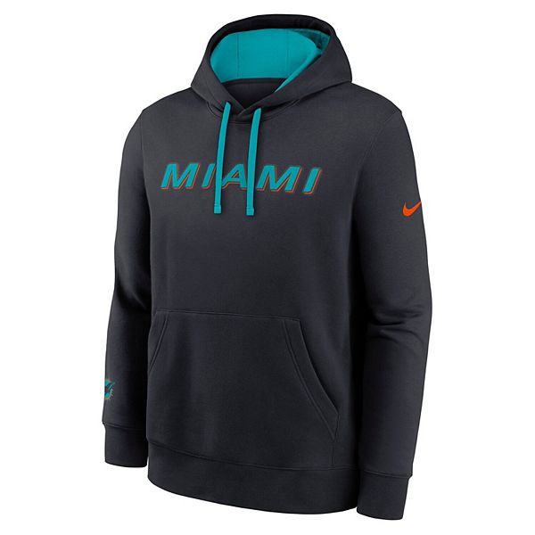 Толстовка Miami Dolphins 2025 rivalries collection club, цвет pitch blue Nike — фото 3