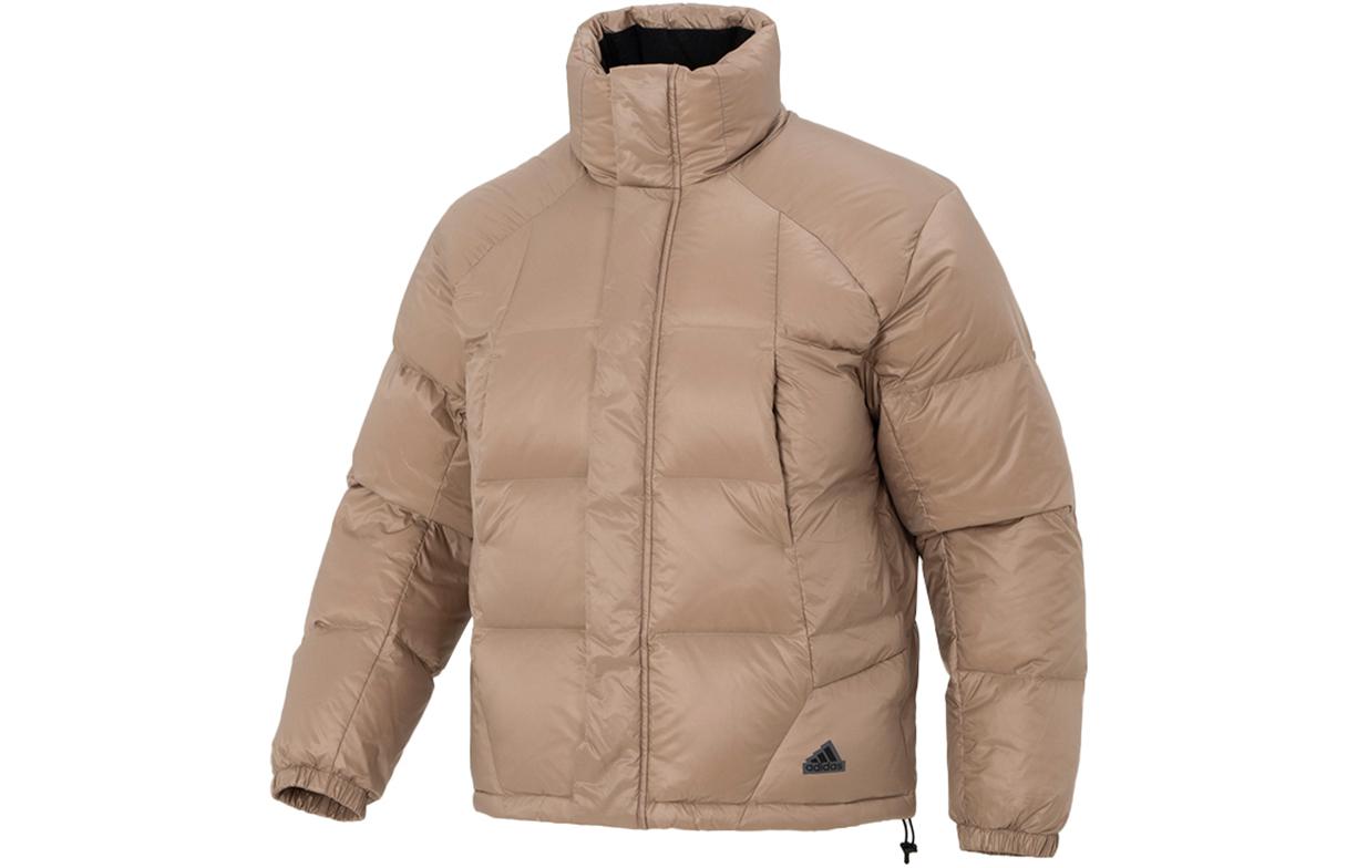 

Куртка пуховая мужская розово-коричневая Adidas, Розовый, Куртка пуховая мужская розово-коричневая Adidas