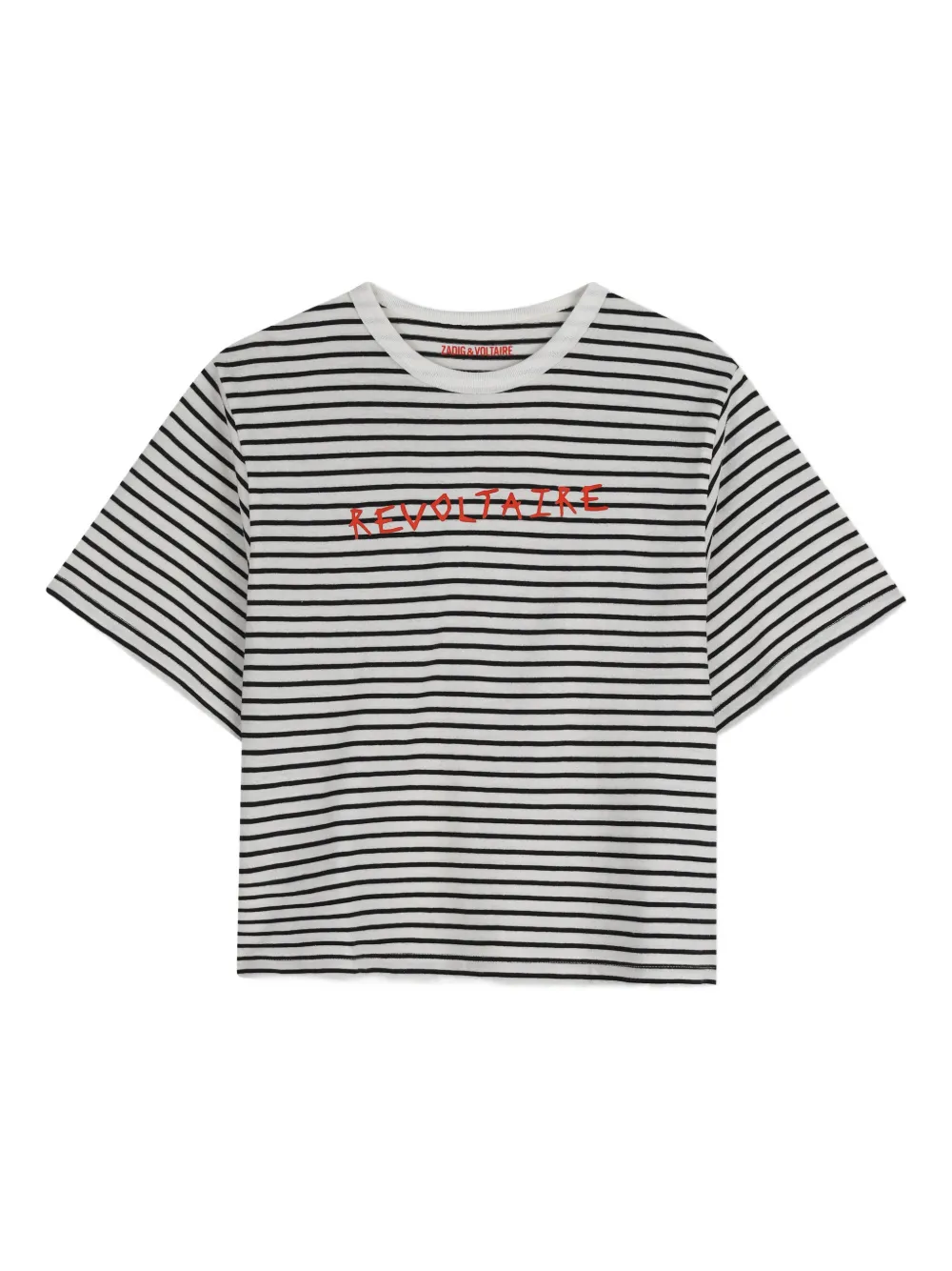 

Полосатая футболка Zadig & Voltaire Kids, белый
