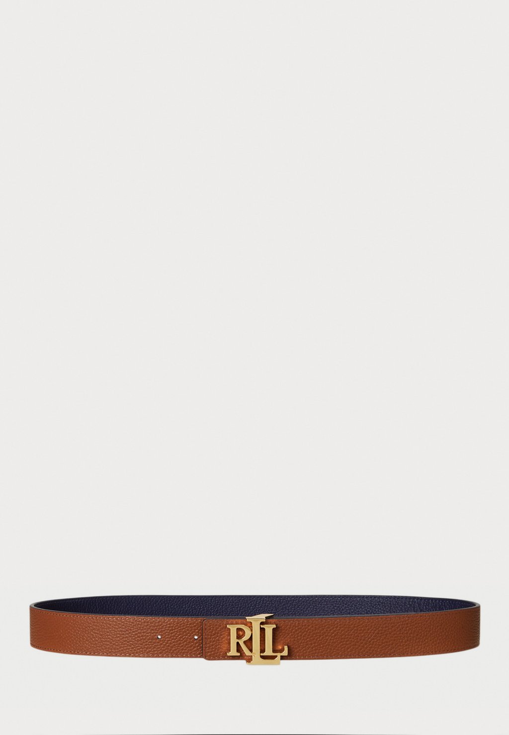 

Пояс LOGO REVERSIBLE PEBBLED LEATHER BELT Lauren Ralph Lauren, темно-синий