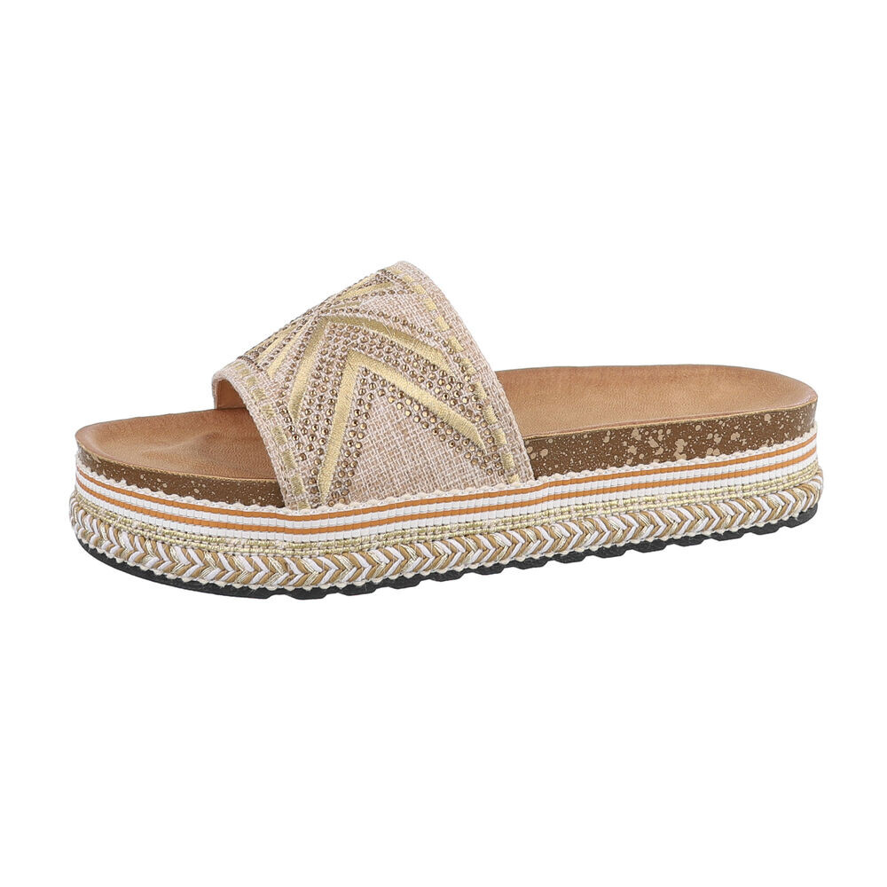 

Мюли Ital Design Sandale & Sandalette, цвет Hellbraun und Gold