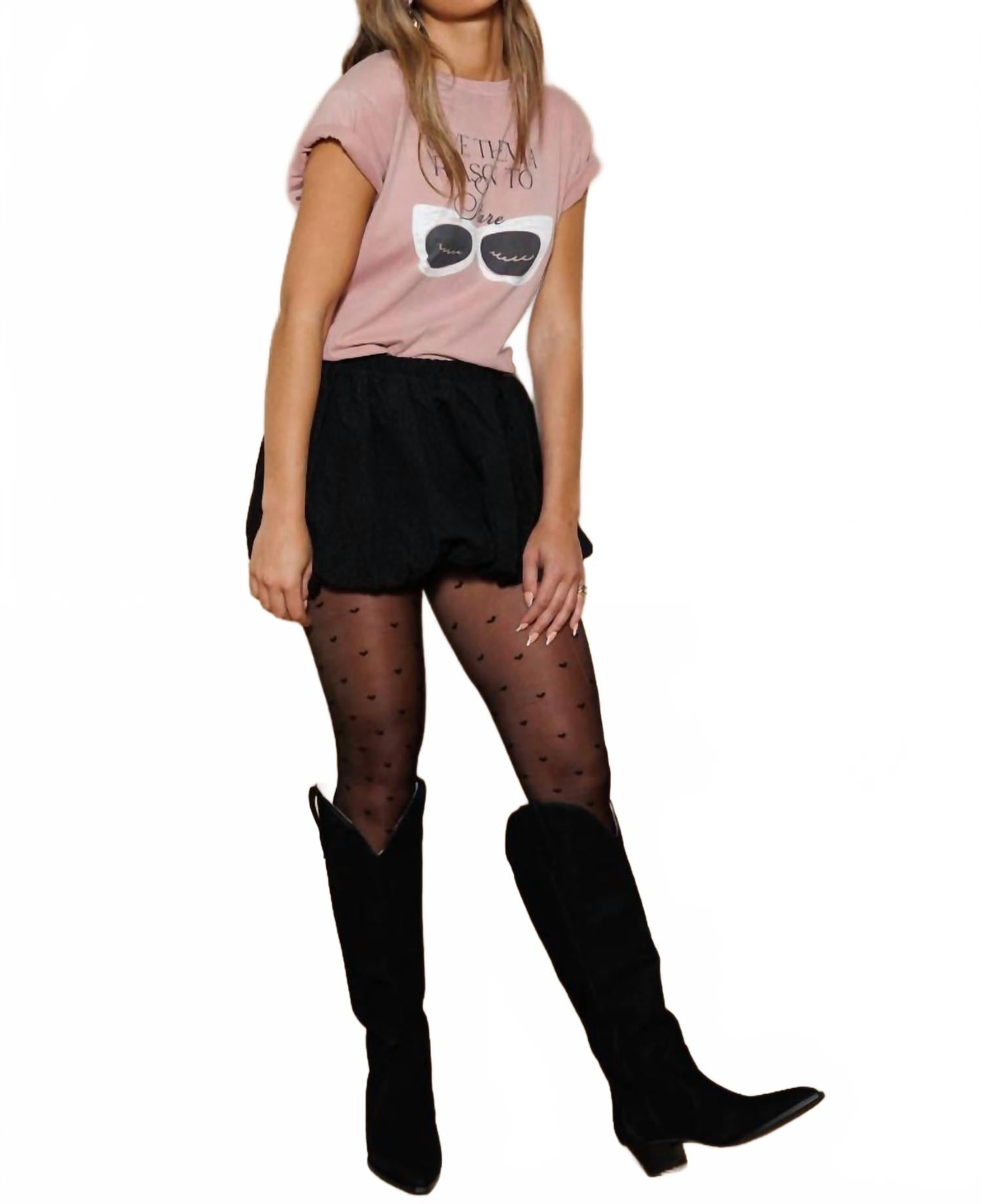 

All of Us Reason To Star Tee In Rose