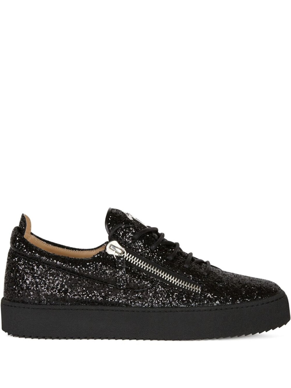 

Giuseppe Zanotti кеды Frankie с блестками, черный