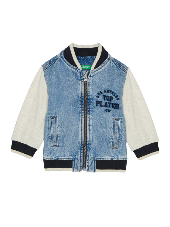

Куртка-Бомбер стандартный крой 2R76GN03R United Colors Of Benetton, синий