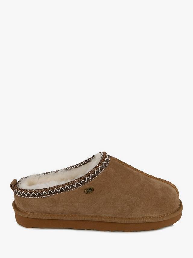 

Толстые тапочки из мула из овчины майлза Just Sheepskin, цвет Chestnut