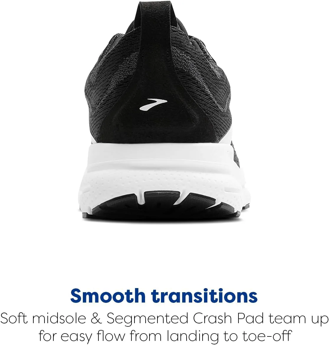 Мужские нейтральные беговые кроссовки Brooks Trace 4, черный/серый/белый — фото 4