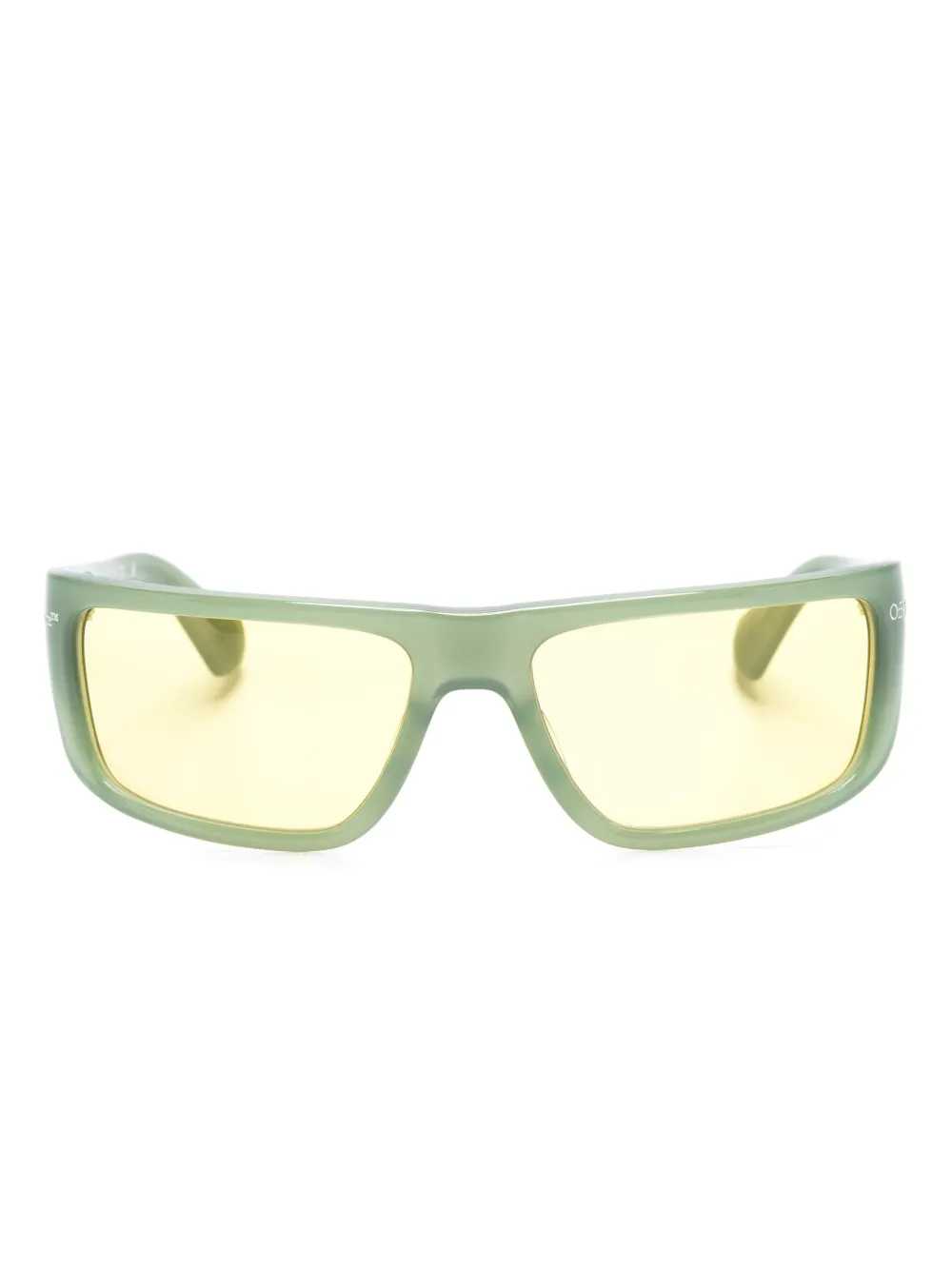 

Солнцезащитные очки в прямоугольной оправе с логотипом Off-White Eyewear, зеленый