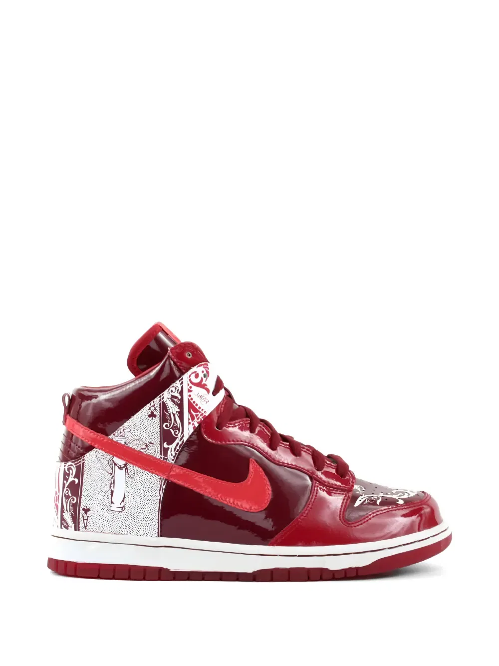 Премиальные кроссовки Dunk Nike, красный