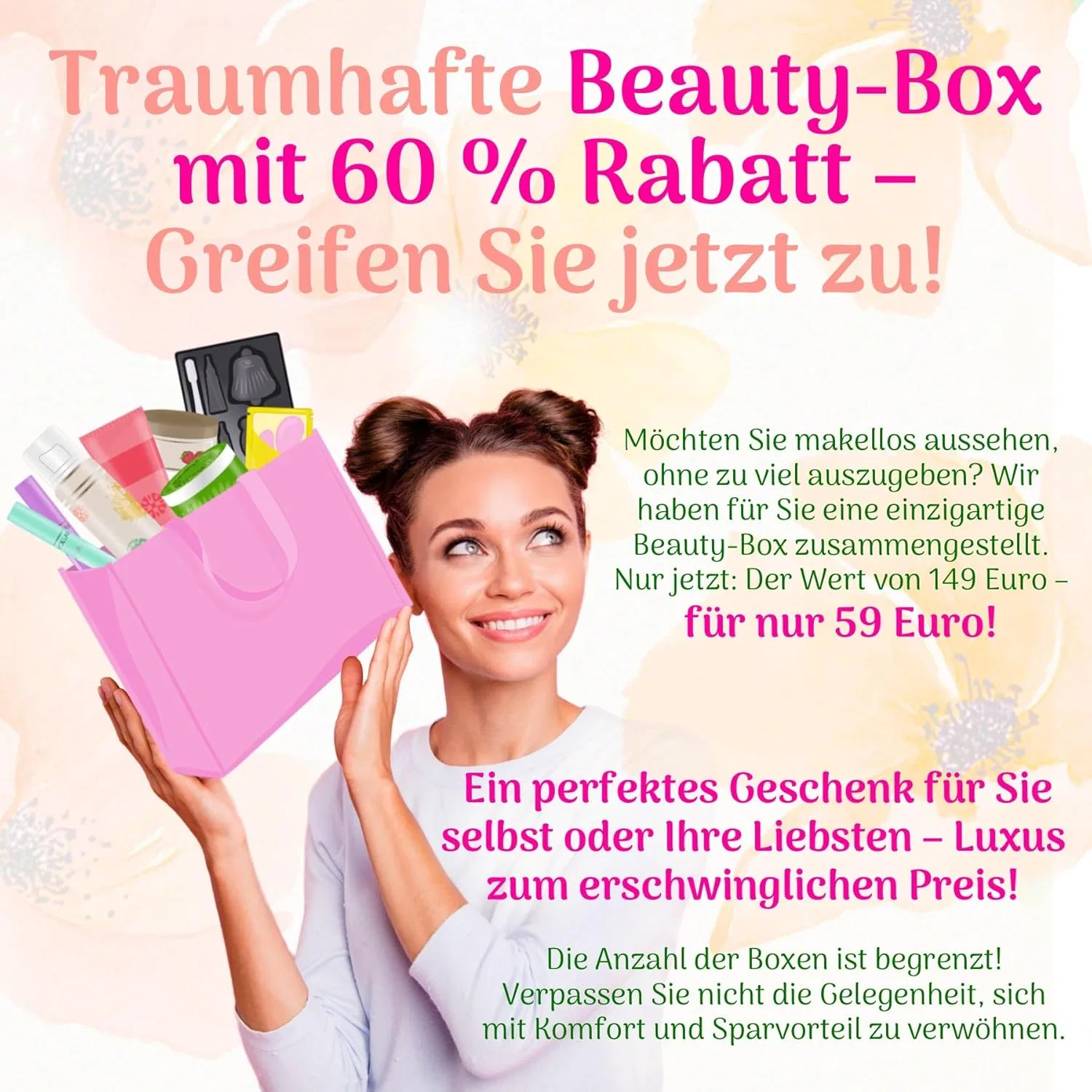 Подарочный набор косметики P-Beauty Beauty Box с 10 продуктами P-Beauty Cosmetic Accessories — фото 2