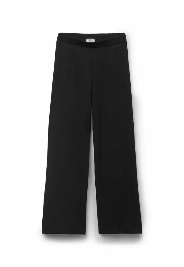 Брюки-палаццо ribbed Tezenis, черный