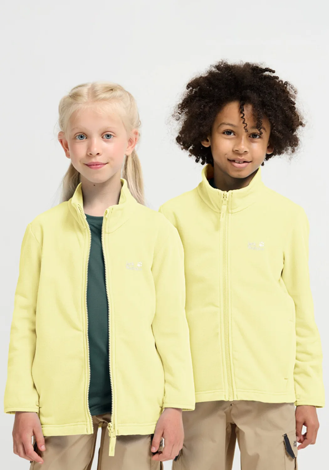 Флисовая куртка Jack Wolfskin, Pastel Yellow — фото 3