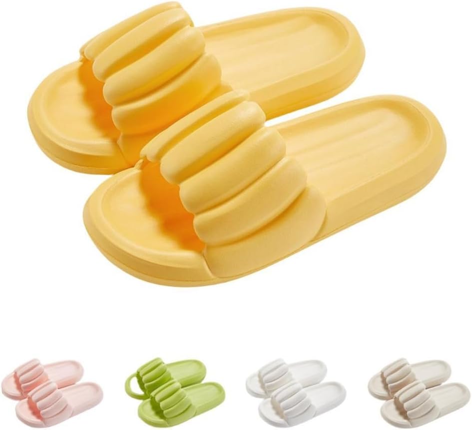 

Шлепанцы для женщин, летние, мягкие, на платформе, нескользящие Albiva, желтый