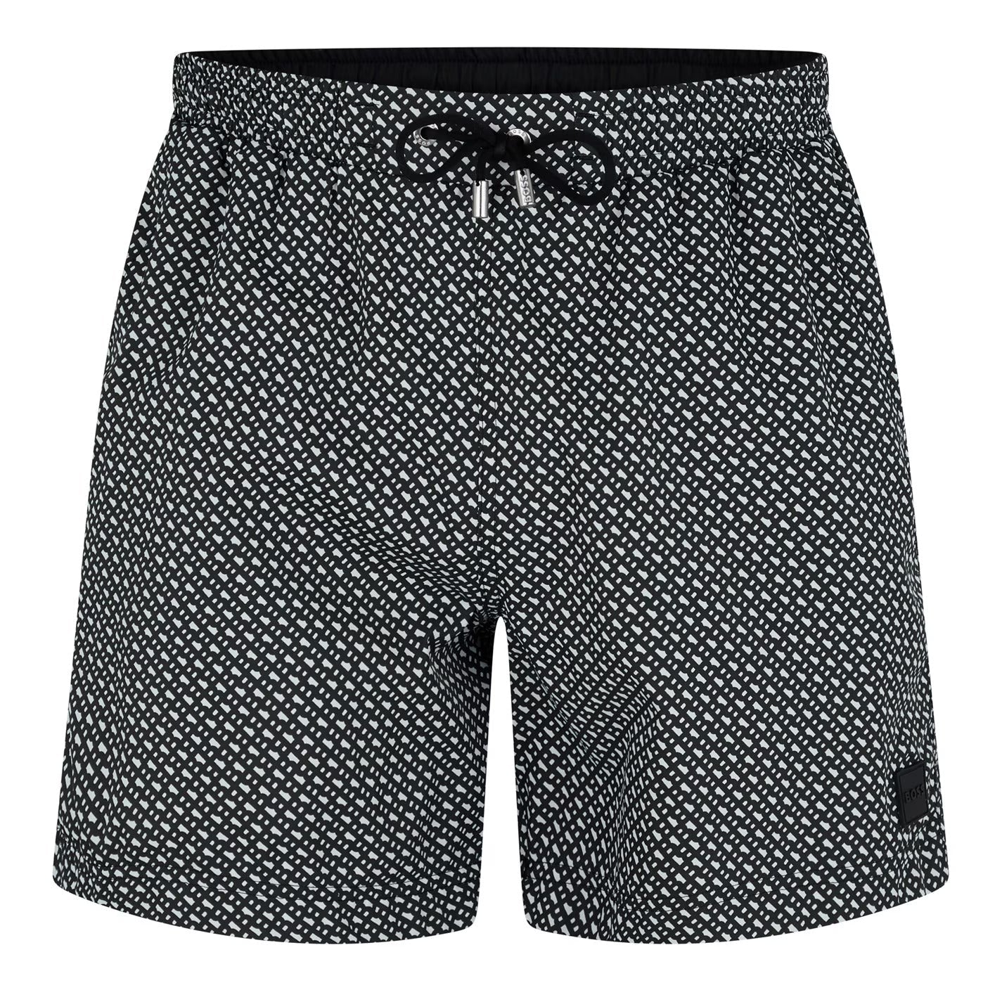 

Плавки-шорты Hugo Boss Men's Ciro All-Over Logo, черные