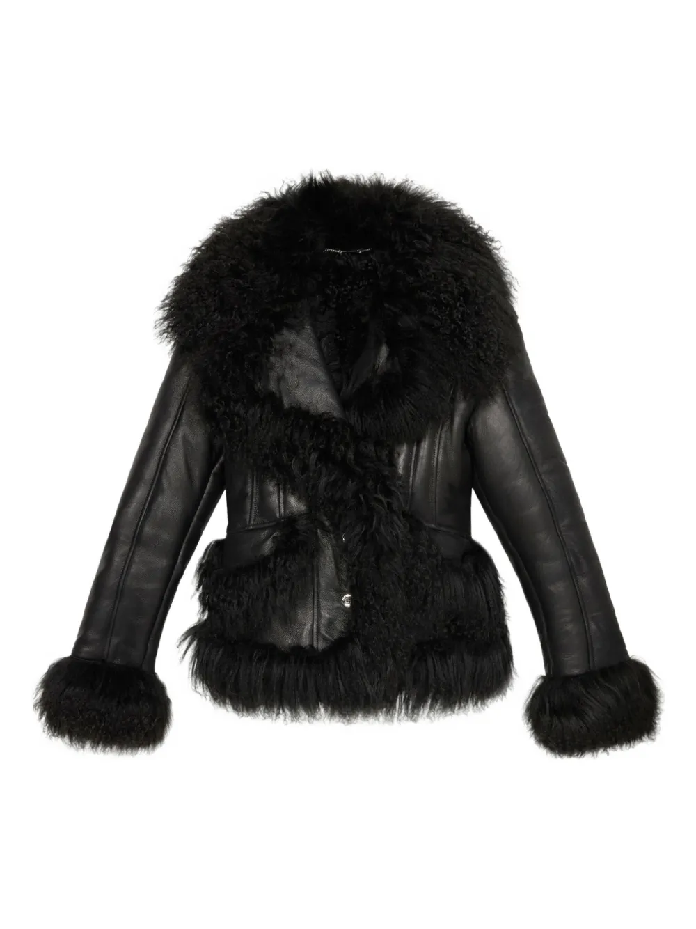 

Бомбер на кнопках BLUMARINE, черный