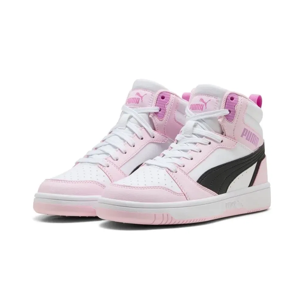Сникерсы низкие, Rebound V6 Mid JR, Puma, белый