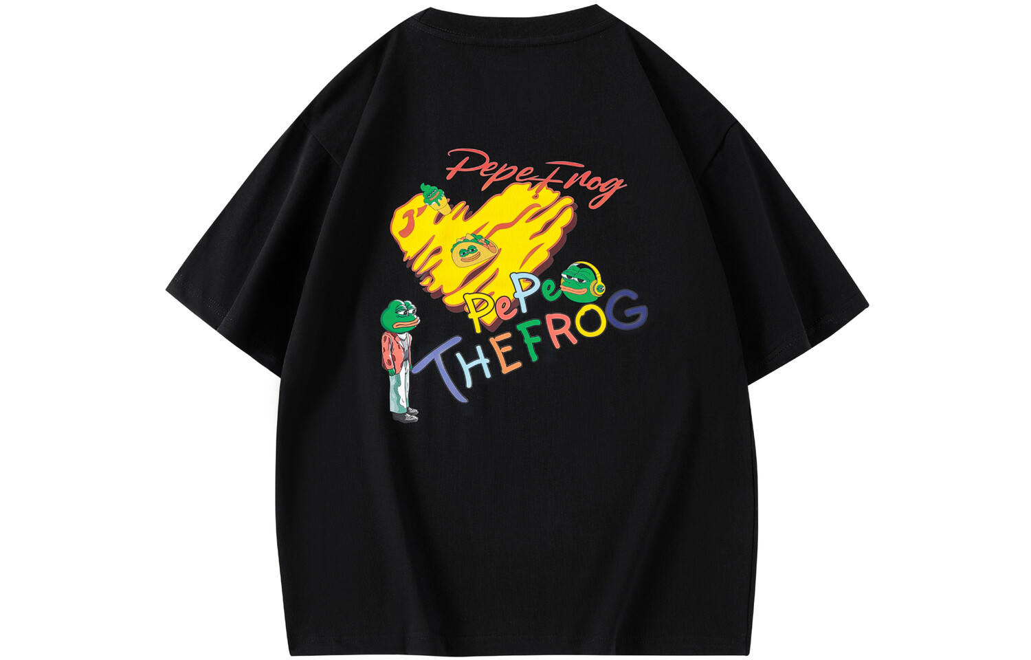 

pepe the frog Футболка унисекс с лягушкой Пепе, Серо-коричневый