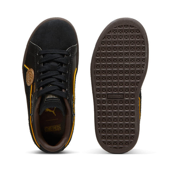 Кроссовки x one piece suede 'blackbeard' Puma, черный — фото 4