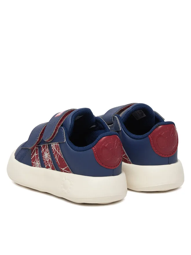 Adidas Кроссовки Marvel Spider-Man Grand Court JS2342 темно-синие — фото 3