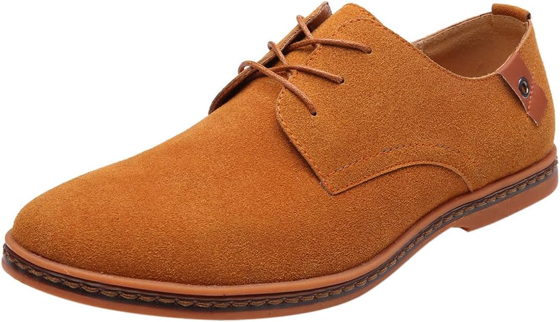 

Мужские коричневые классические туфли, повседневные оксфорды, деловые туфли, кожаные лоферы без шнурков для мужчин, для вождения, офиса, отдыха на природе, удобная и стильная обувь Generic