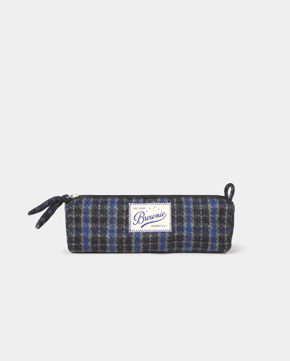 

Женский футляр в клетку Brownie, синий/черный